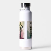 モダンはっきりした芸術的タイポグラフィ ウォーターボトル (右面)