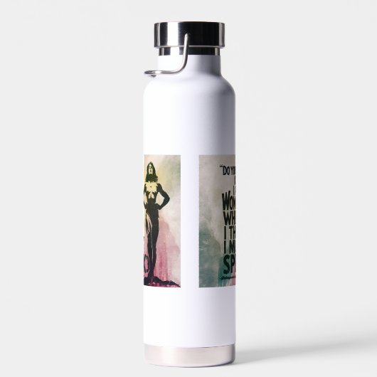 モダンはっきりした芸術的タイポグラフィ ウォーターボトル (右面)