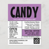 モダンはっきりした菓子広告用品 チラシ (正面)