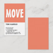 モダンはっきりした除去会社 名刺 (正面/裏面)