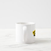 モダンはっきりした鮮やか自分の図表現 エスプレッソカップ (裏面)