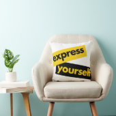 モダンはっきりした鮮やか自分の図表現 クッション (椅子)