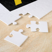 モダンはっきりした鮮やか自分の図表現 ジグソーパズル (側面)