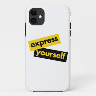 モダンはっきりした鮮やか自分の図表現 iPhone 11 ケース