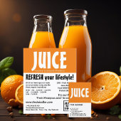 モダンはっきりした、ジュースバー 名刺