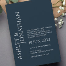 モダンはっきりした&ミニマ結婚リスト