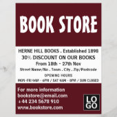 モダンはっきりしたBook Store 広告's チラシ (正面)