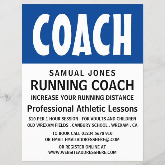 モダンはっきりしたLesson Adt Flyer チラシ (正面)