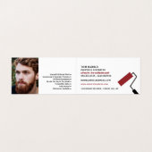 モダンはっきりしたPainter & Decorator写真 名刺 (内部フラット)