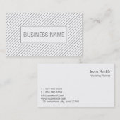 モダンはウェディングプランナーの名刺を並べます 名刺 (正面/裏面)