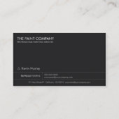 モダンはシリーズNo.23名刺をタイルを張ります 名刺 (裏面)