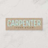 モダンはスタイルの巨大な文字カバーを制作しました スキニー名刺 (正面)