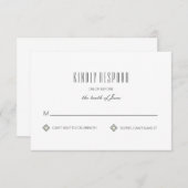 モダンはパターン応答カードをタイルを張りました 出欠カード (正面/裏面)