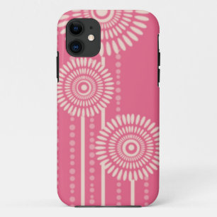 モダンは花に点を打ちます: ピンクやっとそこにIDの穹窖 iPhone 11 ケース
