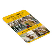 モダンひまわり日結婚付3枚を保存 マグネット (右側)