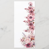 モダンほこりっぽいバラピ結婚ンク メニュー (裏面)