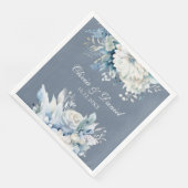 モダンほこりっぽい青結婚い花 (コーナー)