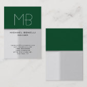 モダンぽぽぽぽぽぽぽぽぽぽぽぽぽぽぽぽぽぽぽぽぽぽぽぽぽぽぽぽぽぽぽぽぽぽぽぽぽぽぽぽのスタイリッシ 名刺 (正面/裏面)