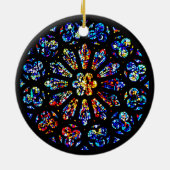 モダンまたは抽象芸術のバラ窓のクリスマスのオーナメント セラミックオーナメント (裏面)
