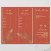 モダンまつげサービス セッション パンフレット フライヤー (正面)