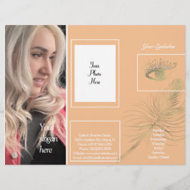 モダンまつげサービス セッション パンフレット フライヤー