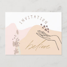 モダンやる気を起こさせるイベント招待状