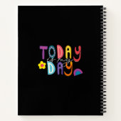 モダンやる気を起こさせるカラフル今日は僕の番だ ノートブック (裏面)