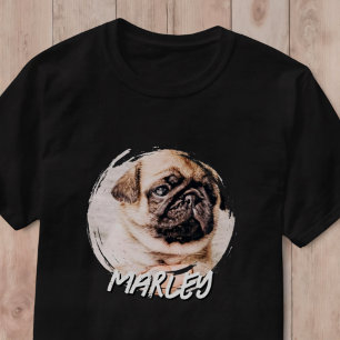 モダンよくはしゃぐグランジシンプルカスタムPet Photo Tシャツ