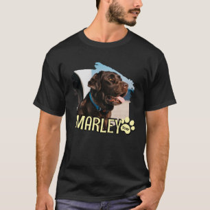 モダンよくはしゃぐグランジシンプルカスタムPet Photo Tシャツ