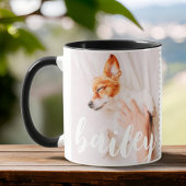 モダンよくはしゃぐシンプルエレガントChic Pet Photo マグカップ