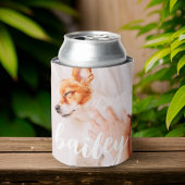 モダンよくはしゃぐシンプルエレガントChic Pet Photo 缶クーラー