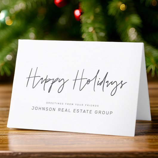 モダンよくはしゃぐシンプルタイポグラフィ シーズンカード