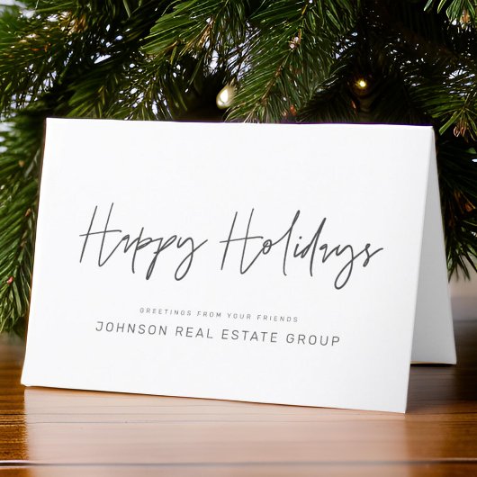 モダンよくはしゃぐシンプルタイポグラフィ シーズンカード