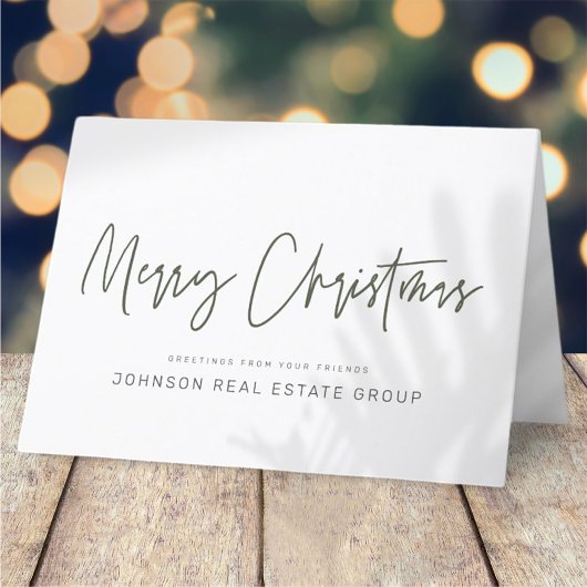 モダンよくはしゃぐシンプルタイポグラフィ シーズンカード