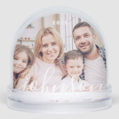 モダンよくはしゃぐシンプルScript Family Photo (正面)