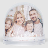 モダンよくはしゃぐシンプルScript Family Photo (裏面)