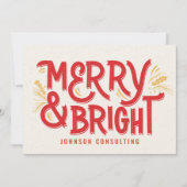 モダンよくはしゃぐメリーBright Chrimas Business シーズンカード (正面)