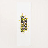 モダンよくはしゃぐ明るい感じデザイン ヨガマット (裏面)