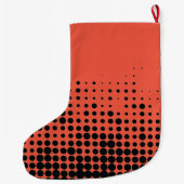 モダンよくはしゃぐ，アーバン ラージクリスマスストッキング (裏面)