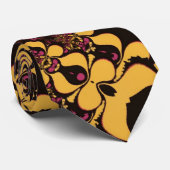 モダンろうけつ染め抽象芸術パターンタイ ネクタイ (ロール)