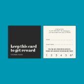 モダンアイボリーブラックライトイエロー美しいはっきりしたサロン ロイヤリティカード