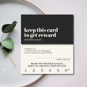 モダンアイボリーブラックライトイエロー美しいはっきりしたサロン ロイヤリティカード