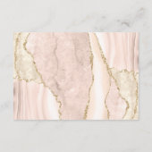 モダンアイボリー金ゴールドアゲ結婚ート詳細 エンクロージャーカード (裏面)