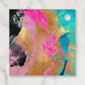 モダンアクリル絵画金ゴールド結婚ありがとう フェイバータグ (裏面)