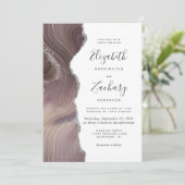 モダンアゲート銀結婚杯 招待状 (スタンド正面)