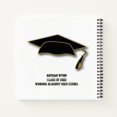 モダンアドバイス記憶残し卒業の言葉 ノートブック (裏面)