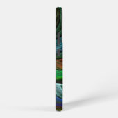 モダンアブストラクトアートの華麗なる色彩 SAMSUNG GALAXYケース (右側面)