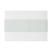 モダンアブストラクトセージグリーンモスウォーターカラー 招待状ベリーバンド (裏面例)