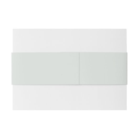 モダンアブストラクトセージグリーンモスウォーターカラー 招待状ベリーバンド (裏面例)