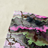 モダンアブストラクトモノグラムウェディングパーティーフェイバー ビーチタオル (インサイチュ)